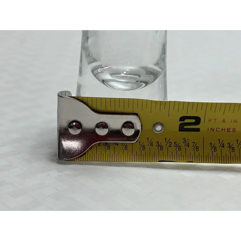 CHEERS MILER ROGASKA CRYSTAL SHOT GLASSES‎ SET OF FOUR